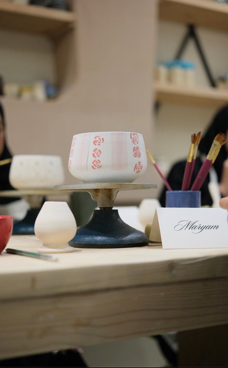 Glazing Matcha set Work Shop