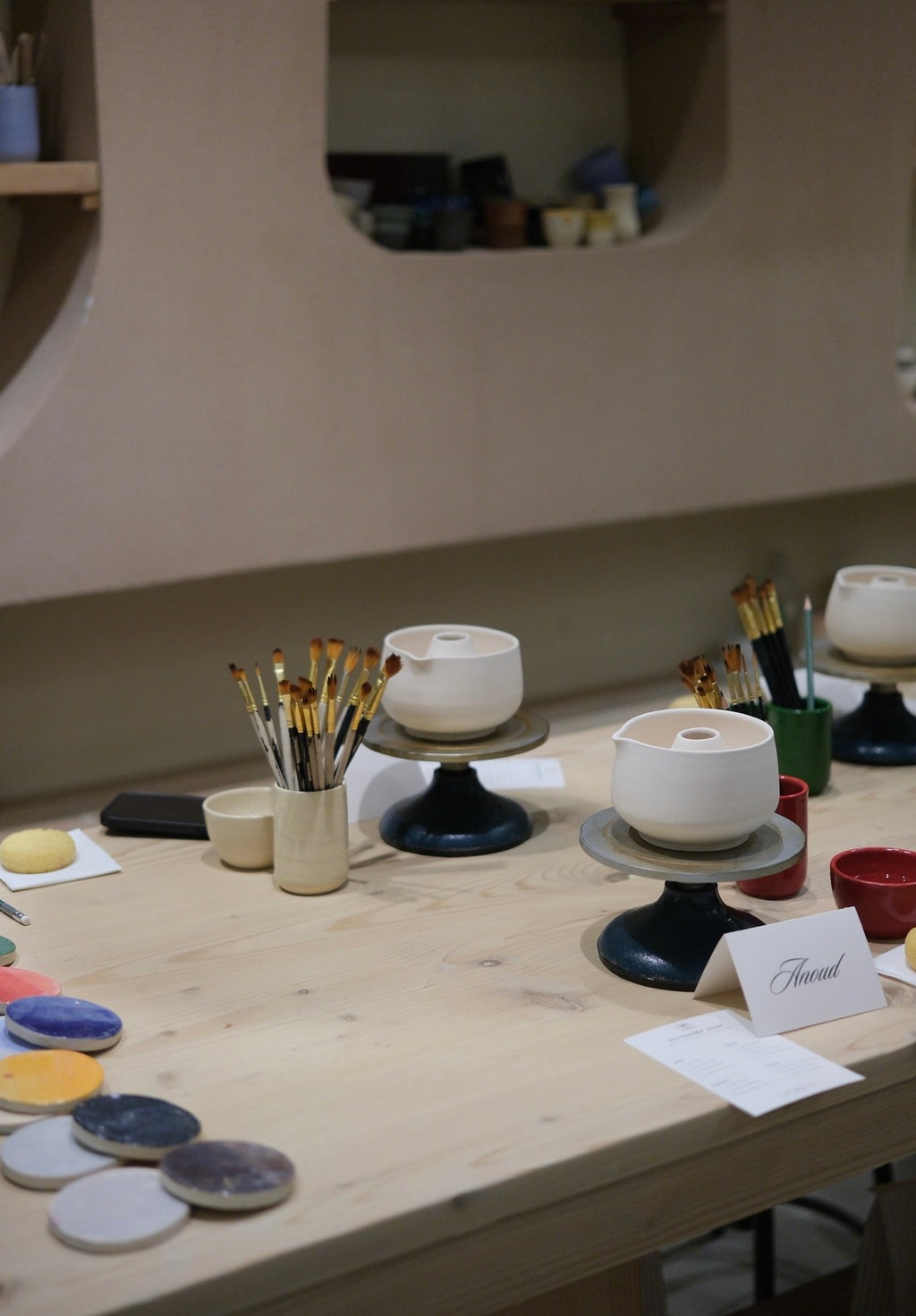 Glazing Matcha set Work Shop
